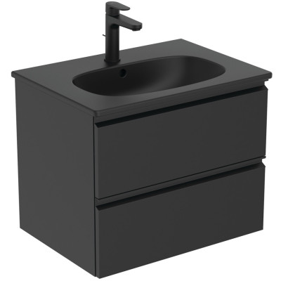 Ideal Standard Tesi pakabinama vonios spintelė 60cm, matinė juoda, T0050ZT