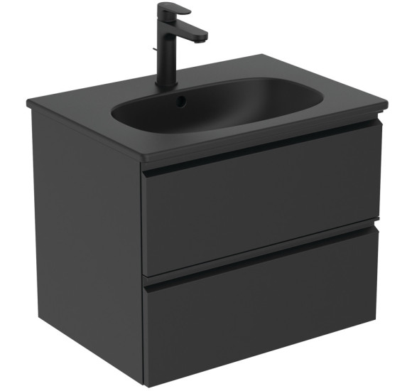 Ideal Standard Tesi pakabinama vonios spintelė 60cm, matinė juoda, T0050ZT