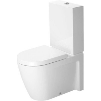 Duravit Starck 2 Pastatomas klozetas be dangčio ir bakelio