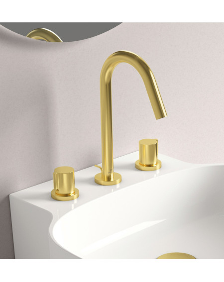 Ideal Standard Joy (BC783) 3-jų dalių maišytuvas praustuvui, PVD spalvos