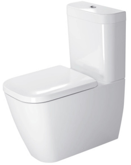 Duravit Happy D.2 patatomas klozetas be dangčio ir bakelio