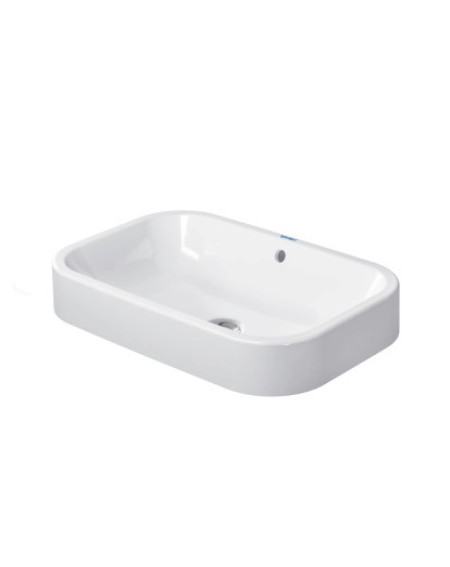Duravit Happy D.2 pusiau įleidžiamas praustuvas 600x400mm