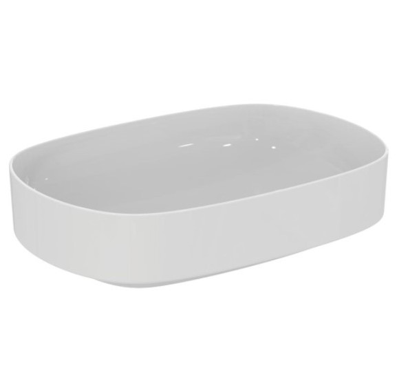 Ideal Standard Linda-X praustuvas montuojamas ant stalviršio 55 cm (550x380x130) mm, be persipylimo