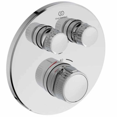 Ideal Standard Ceratherm Navigo potinkinis, termostatinis, dviejų krypčių, maišytuvas apvaliu korpusu, A7296