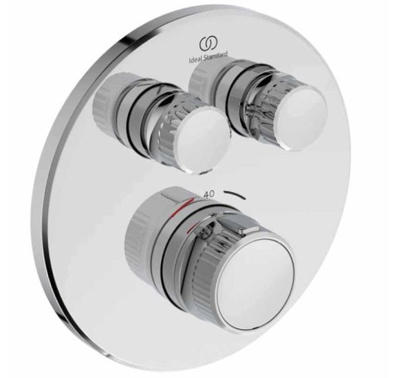 Ideal Standard Ceratherm Navigo potinkinis, termostatinis, dviejų krypčių, maišytuvas apvaliu korpusu, A7296