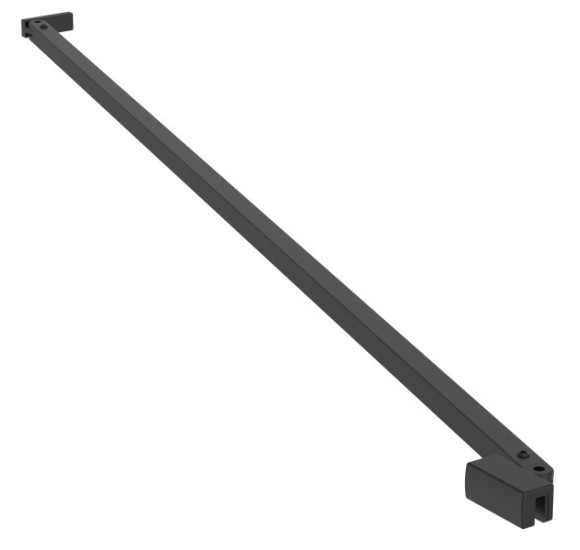 IŠPARDAVIMAS. Ideal Standard CONNECT 2 stabilizuojantis stiklo sienelės kampinis laikiklis juodos matinės spalvos, K9381V3