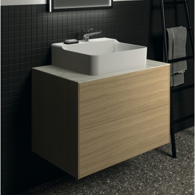 Ideal Standard Conca vonios spintelė 80x50cm, šviesus ąžuolas (tikros medienos lukštas)