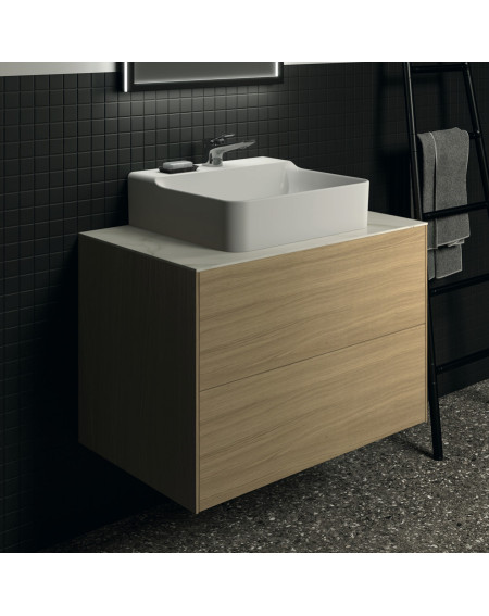 Ideal Standard Conca vonios spintelė 80x50cm, šviesus ąžuolas (tikros medienos lukštas)