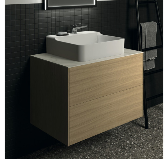 Ideal Standard Conca vonios spintelė 80x50cm, šviesus ąžuolas (tikros medienos lukštas)