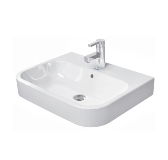 Duravit Happy D.2 pusiau įleidžiamas praustuvas 600x460