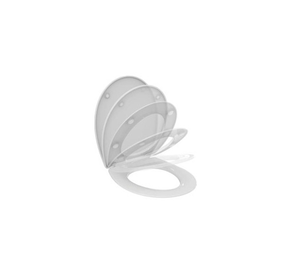 Ideal Standard Eurovit WC sėdynė su dangčiu, baltas, E131701