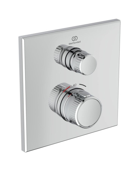 Ideal Standard Ceratherm Navigo Kit2 kvadratinis dušo/vonios maišytuvas, pasirenkama spalva