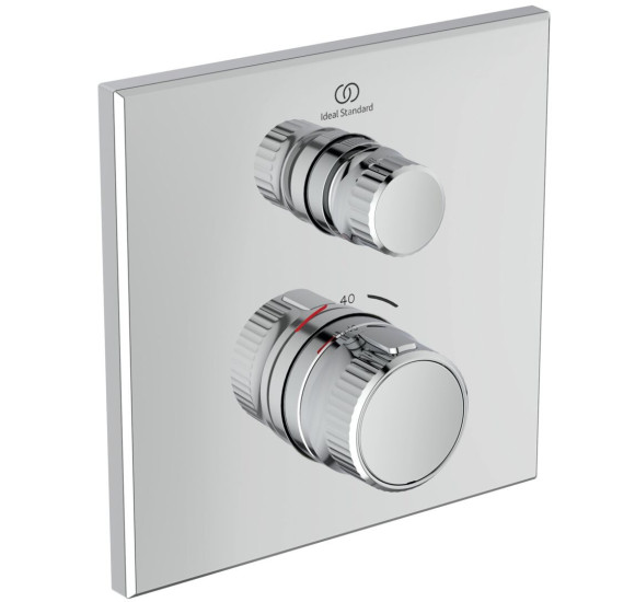 Ideal Standard Ceratherm Navigo Kit2 kvadratinis dušo/vonios maišytuvas, pasirenkama spalva