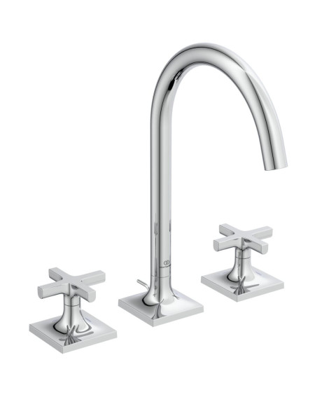 Ideal Standard Joy Neo 3 dalių maišytuvas praustuvui su dugno vožtuvu, BD143, pasirenkama spalva
