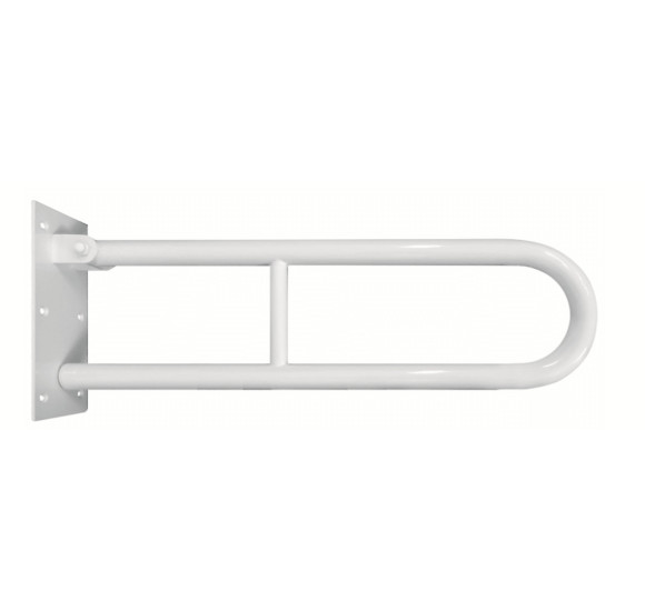Bemeta Help Pagalbinė rankena U formos 813 mm baltos spalvos (atlenkiama)