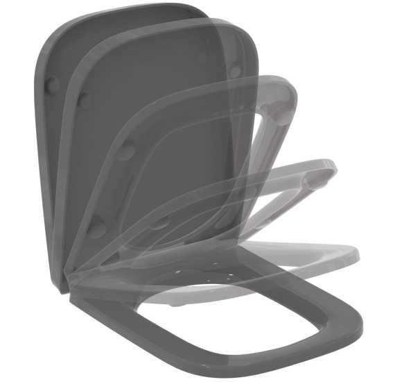 Ideal Standard i.life B klozeto dangtis su sėdyne, Soft Close&Easy Take Off, T4683