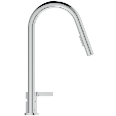 Virtuvinis maišytuvas Ideal Standard Gusto BD424, su ištraukiama žarna, 2 dalių, pasirenkama spalva