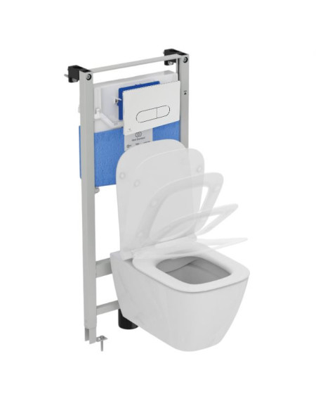 3in1 Ideal Standard I.life B klozeto komplektas su "soft close" dangčiu ir WC rėmu