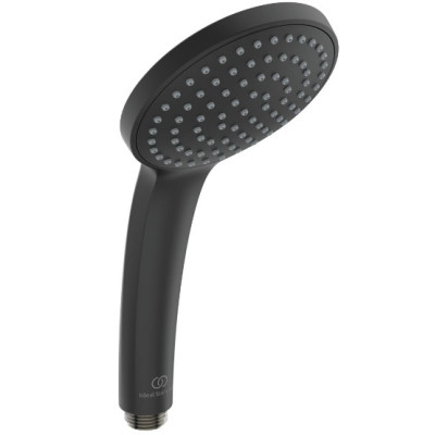 IŠPARDAVIMAS. Ideal Standard Idealrain Soft rankinė dušo galvutė 100 mm, viena funkcija, matinė juoda