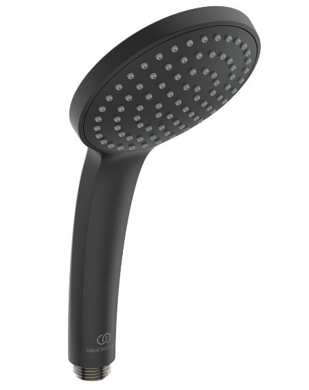 IŠPARDAVIMAS. Ideal Standard Idealrain Soft rankinė dušo galvutė 100 mm, viena funkcija, matinė juoda