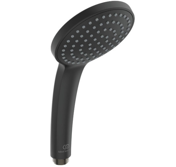 IŠPARDAVIMAS. Ideal Standard Idealrain Soft rankinė dušo galvutė 100 mm, viena funkcija, matinė juoda