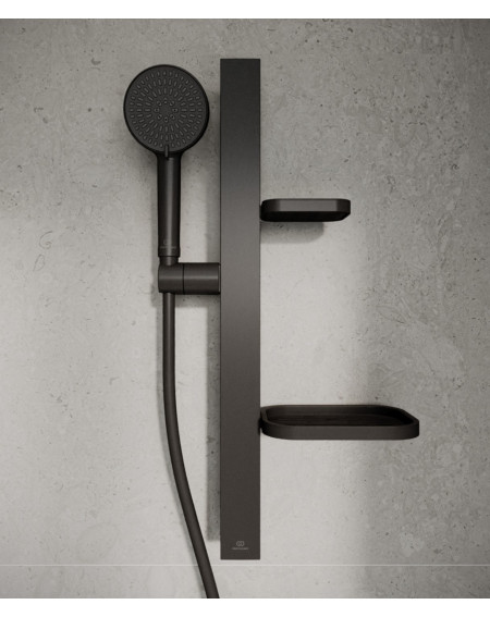 Ideal Standard ALU+ dušo komplektas, BD586,  Juoda matinė