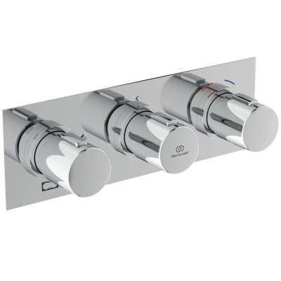 Ideal Standard Ceratherm C100 potinkinis, termostatinis 3 krypčių vonios ir dušo maišytuvas, pasirinkite spalvą