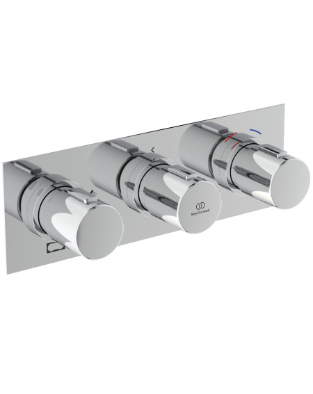 Ideal Standard Ceratherm C100 potinkinis, termostatinis 3 krypčių vonios ir dušo maišytuvas, pasirinkite spalvą