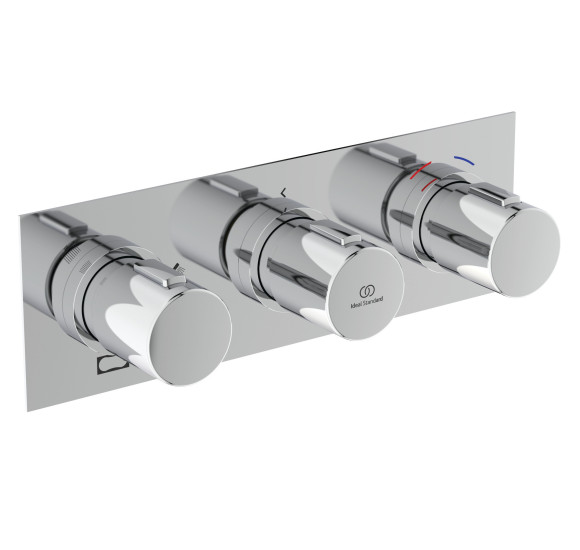 Ideal Standard Ceratherm C100 potinkinis, termostatinis 3 krypčių vonios ir dušo maišytuvas, pasirinkite spalvą