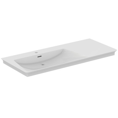 Ideal Standard La Dolce Vita  praustuvas 1260x535x145, baltos spalvos, su anga maišytuvui ir perlaja