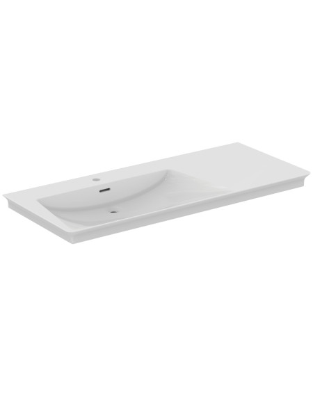 Ideal Standard La Dolce Vita  praustuvas 1260x535x145, baltos spalvos, su anga maišytuvui ir perlaja