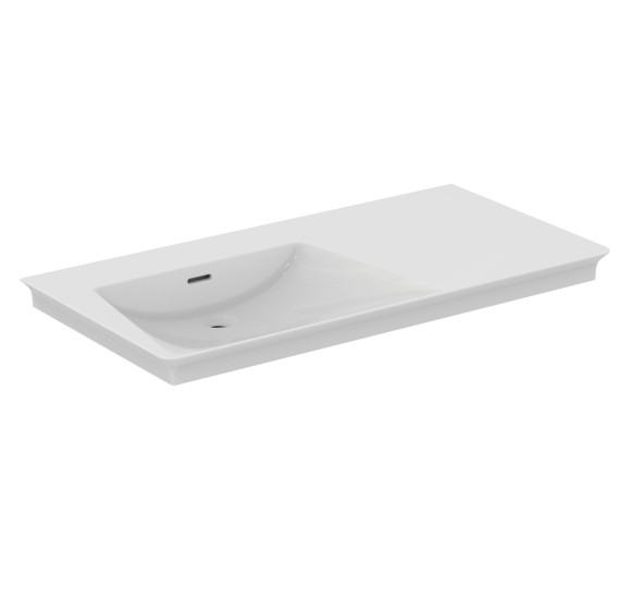 Ideal Standard La Dolce Vita  praustuvas 1060x535x145, baltos spalvos, be angos maišytuvui, su perlaja