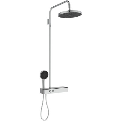 Ideal Standard Solos termostatinė dušo sistema, chromo spalvos