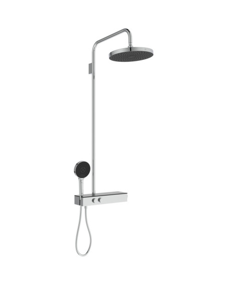 Ideal Standard Solos termostatinė dušo sistema, chromo spalvos