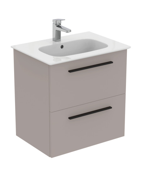KOMPLEKTAS: Ideal Standard I.Life A vonios spintelė su praustuvu 60cm, Greige matt spalva