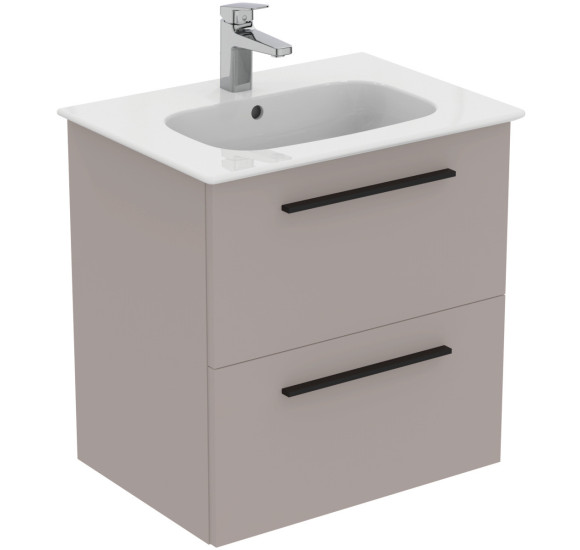 KOMPLEKTAS: Ideal Standard I.Life A vonios spintelė su praustuvu 60cm, Greige matt spalva