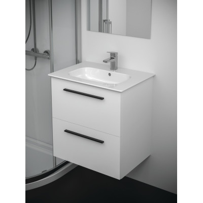 KOMPLEKTAS: Ideal Standard I.Life A vonios spintelė su praustuvu 60cm, balta matinė spalva