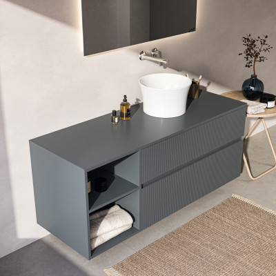 Ideal Standard Finesse pakabinama spintelė su stalviršiu 140x50x58, pasirenkamos spalvos