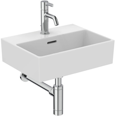 Ideal Standard Extra stačiakampis pakabinamas praustuvas 45 cm, baltos blizgios spalvos