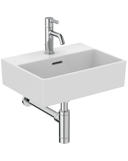 Ideal Standard Extra stačiakampis pakabinamas praustuvas 45 cm, baltos blizgios spalvos