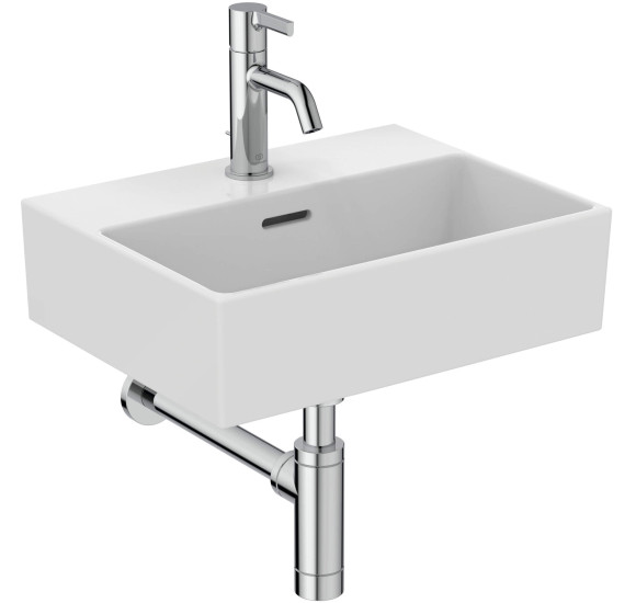 Ideal Standard Extra stačiakampis pakabinamas praustuvas 45 cm, baltos blizgios spalvos