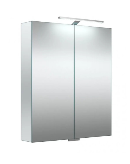 KAMĖ Garda veidrodinė spintelė su LED apšvietimu 60 x 70 x 13 cm