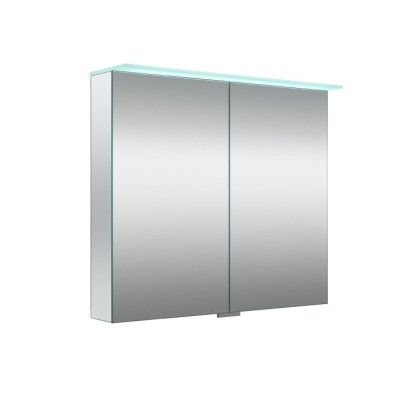 KAMĖ Vetro veidrodinė spintelė su LED apšvietimu 80 x 71 x 13 cm
