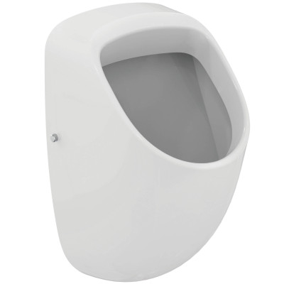 Ideal Standard Connect pisuaras su integruotu sensoriumi ir nuleidimo mechanizmu, baltos blizgios spalvos