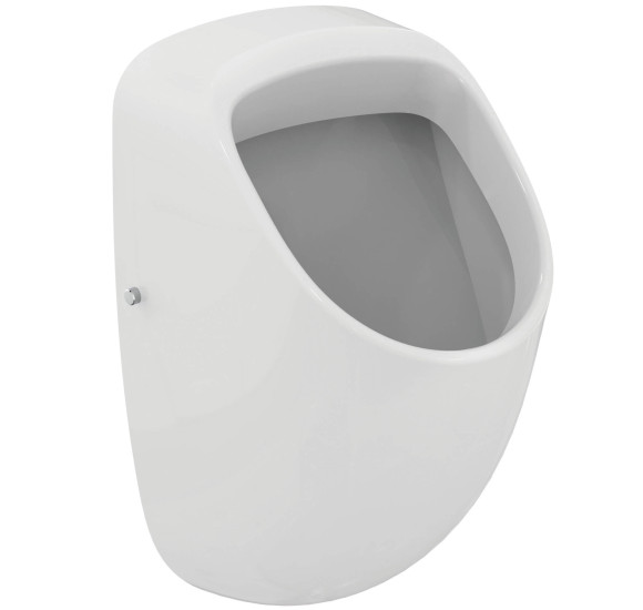 Ideal Standard Connect pisuaras su integruotu sensoriumi ir nuleidimo mechanizmu, baltos blizgios spalvos