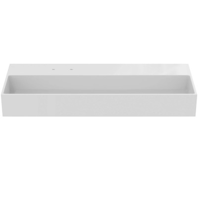 Ideal Standard Solos Vanity Basin pakabinamas praustuvas 1015x515x120 mm, su 2 skylėm maišytuvui, pasirinkite spalvą