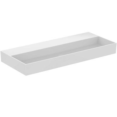Ideal Standard Solos Vanity Basin pakabinamas praustuvas 1215x515x120 mm, be skylės maišytuvui, pasirinkite spalvą