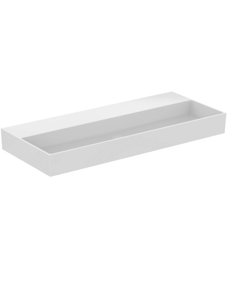 Ideal Standard Solos Vanity Basin pakabinamas praustuvas 1215x515x120 mm, be skylės maišytuvui, pasirinkite spalvą