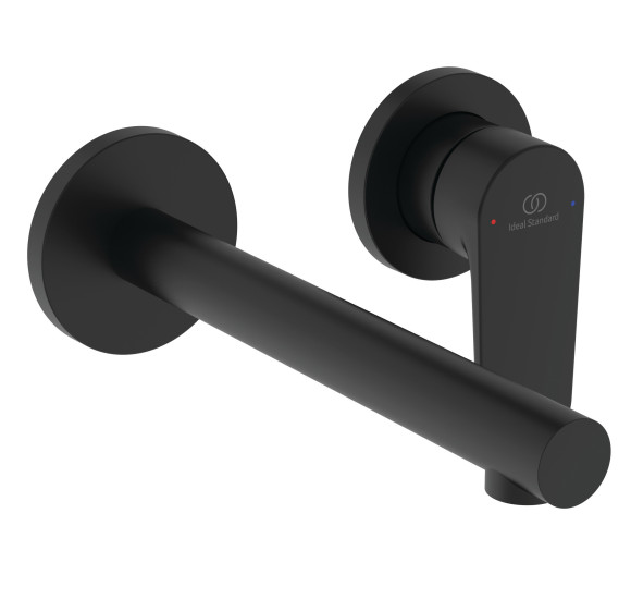 Ideal Standard CeraLife O potinkinis praustuvo maišytuvas, 180 mm snapas, juoda matinė spalva