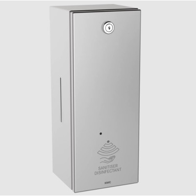 KWC Rodan elektroninis dezinfekanto dozatorius iš nerūdijančio plieno, 800ml talpos, matinis
